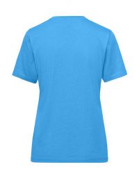 V-Shirt Damen Hellblau